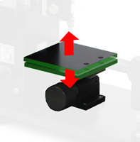 Z軸ステージを搭載。